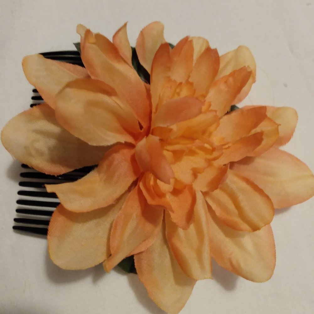 🌹Handmade🌹Pin Up - Flower Hair Comb